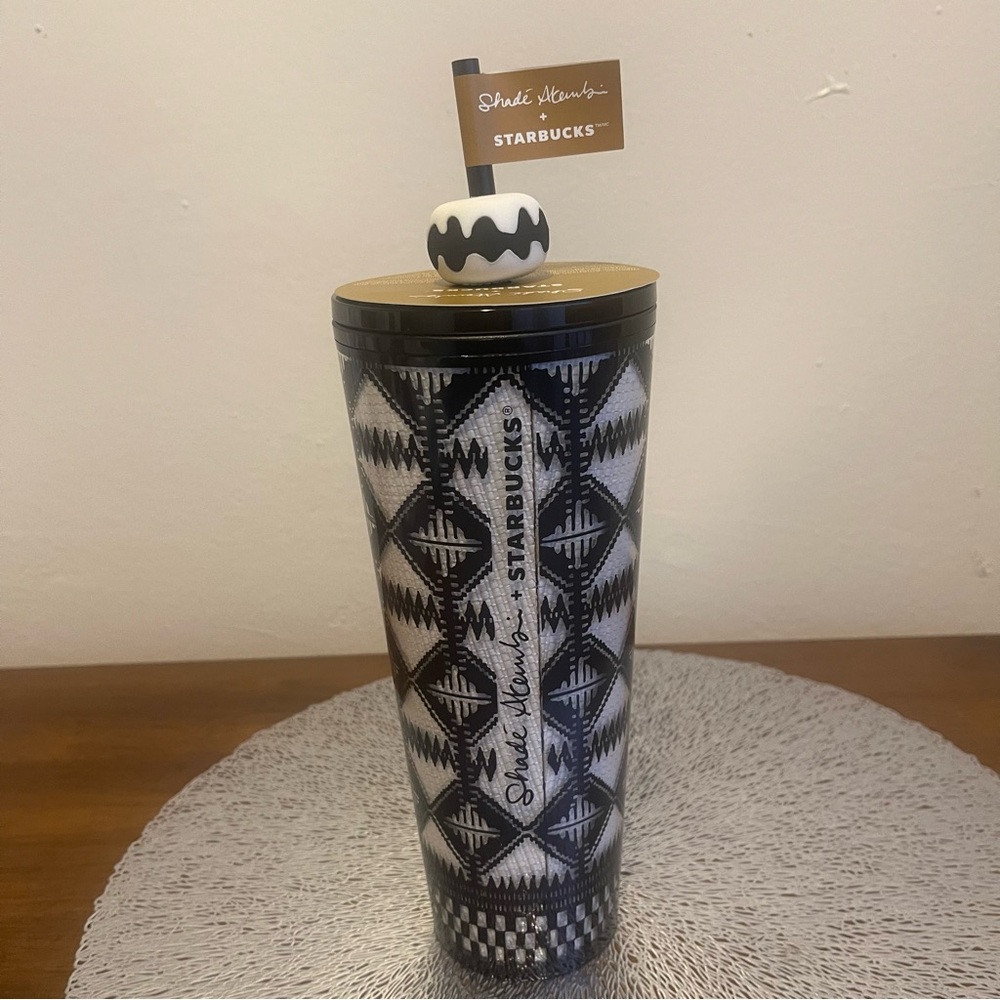 Starbucks Black and White Water Bottle